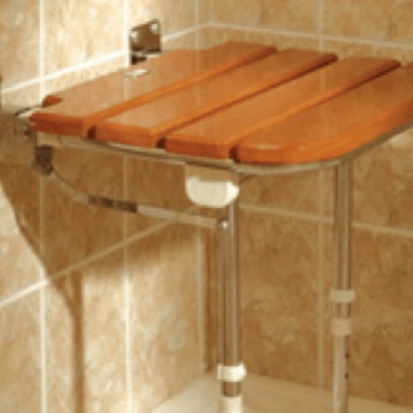 Wooden shower seats